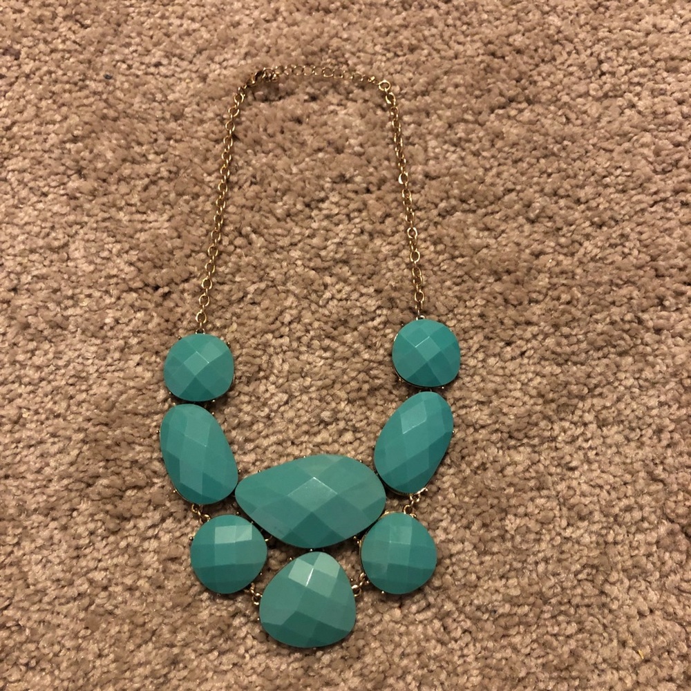 Turquoise statement necklace